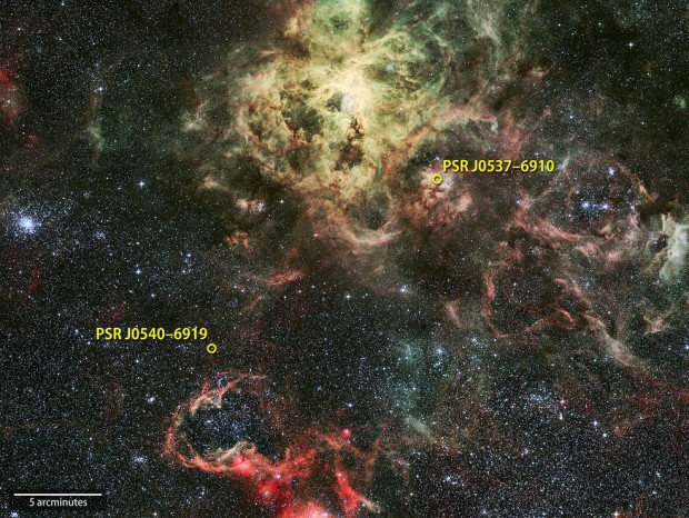 Gama pulsar PSR J0540-6919