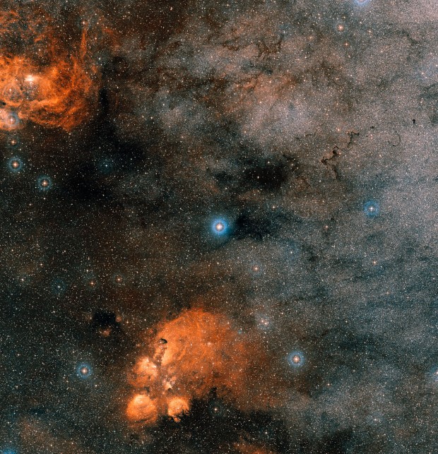 Obloha kolem hvzdnho systmu Gliese 667C