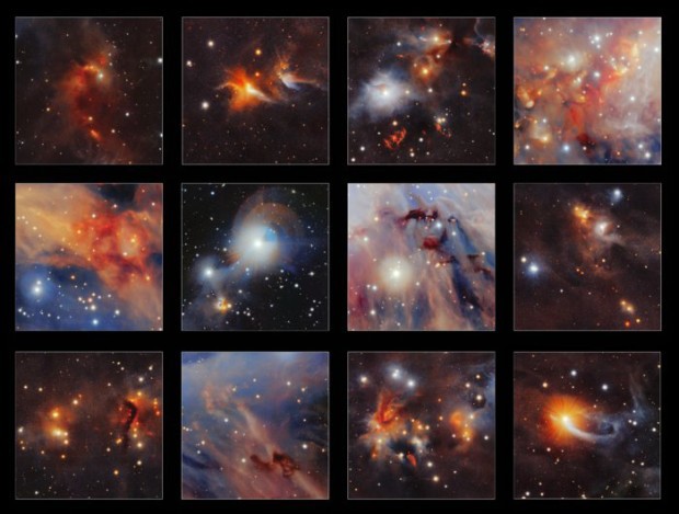 Molekulrn oblak Orion A dalekohledem VISTA  to nejlep