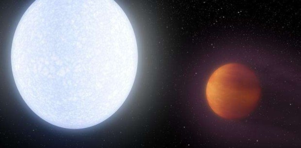 KELT-9B is the hottest known planet. Credit: NASA/JPL-Caltech