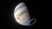 Vizualizace stratosfrickho proudn kolem jinho plu Jupiteru