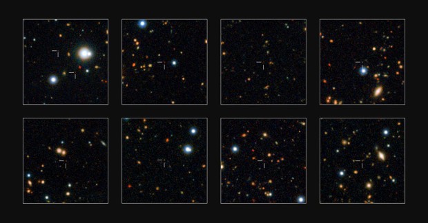 Hmotn galaxie objeven v mladm vesmru