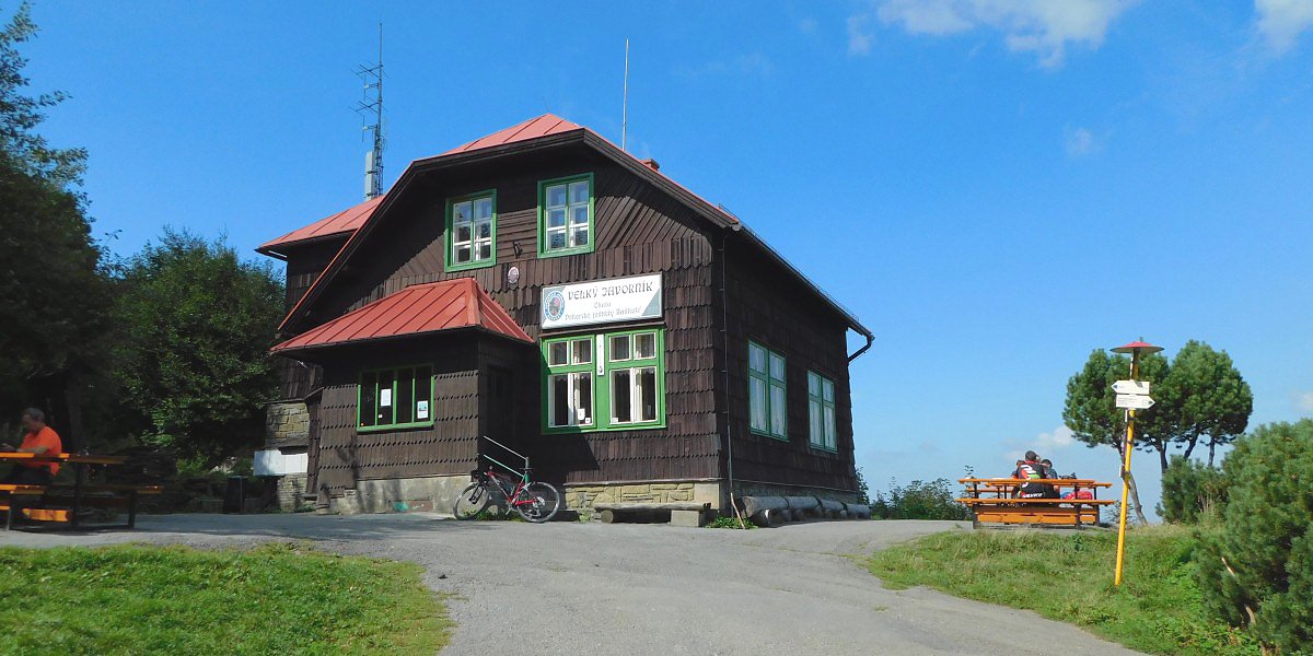 Turistick chata na Velkm Javornku