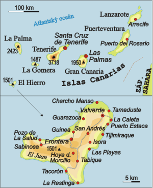 El Hierro, Kanrsk ostrovy