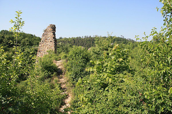 Nejvy bod hradu Templtejn