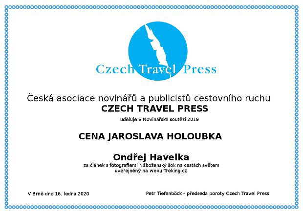 Novinářská soutěž Czech Travel Press má vítěze