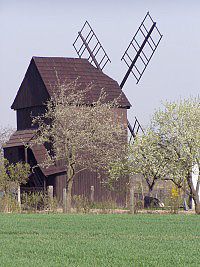 Skalička, větrný mlýn