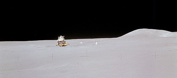 Lunární modul Apolla 15 na Měsíci