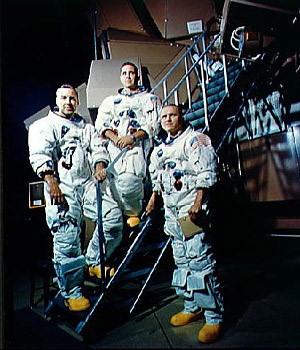 Posádka Apolla 8 před letem