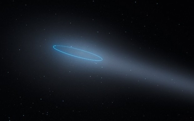 Binrn asteroid 288P (pedstava umlce)