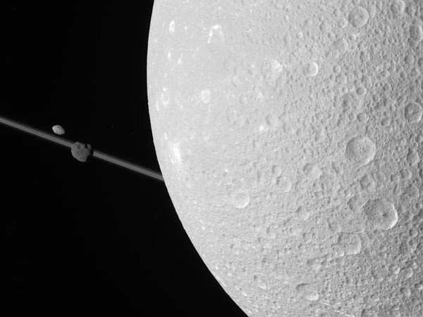 Dione, Pandora a Epimetheus s prstenci
