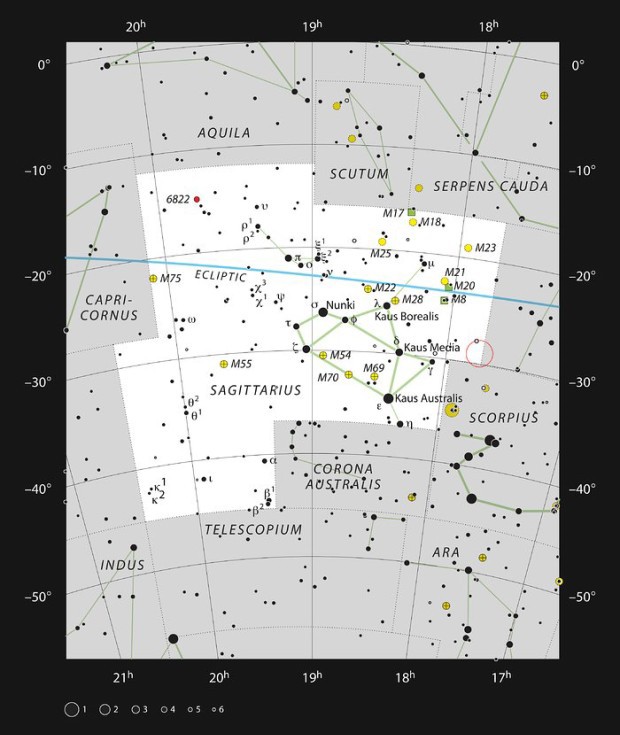 Sagittarius A* v souhvzd Stelce