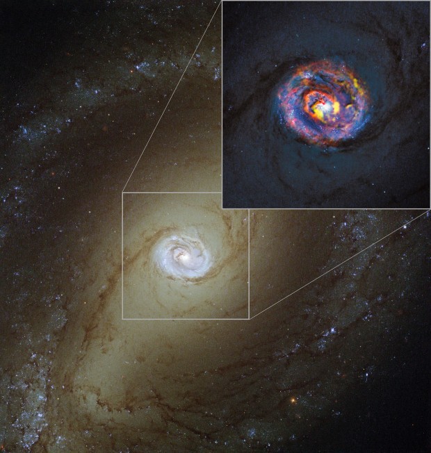 Blízká aktivní galaxie NGC 1433 z ALMA a HST