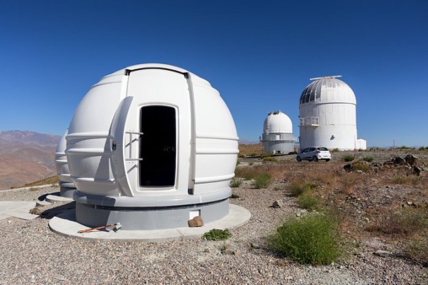 Teleskopy ExTrA na observatoi La Silla