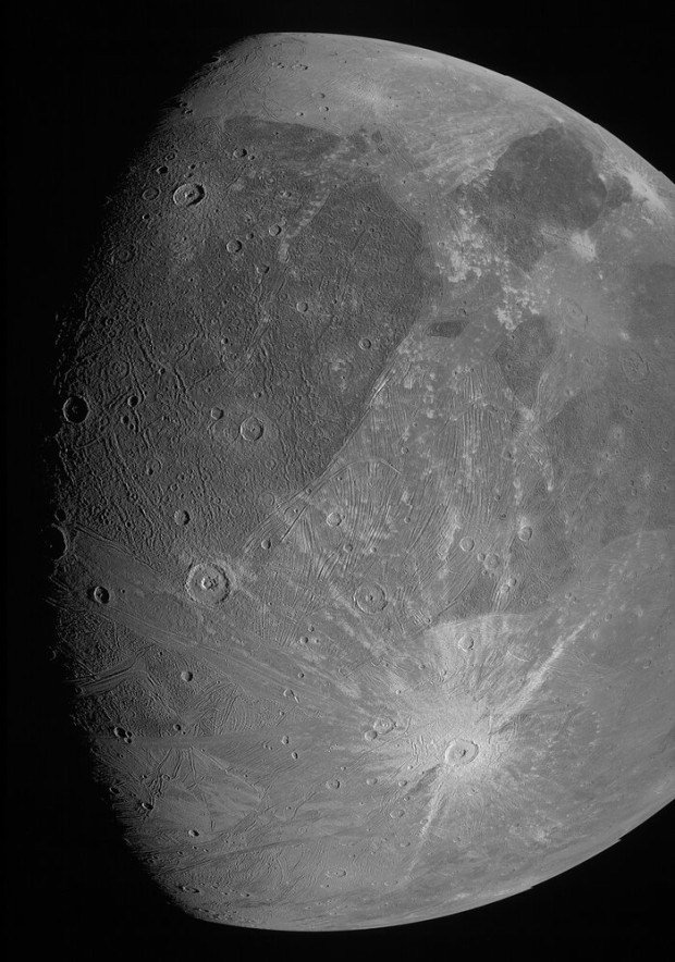 Ganymedes z Juna v roce 2021
