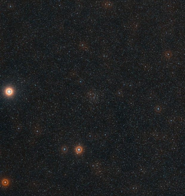 irokohl pohled na oblohu kolem oteven hvzdokupy IC 4651