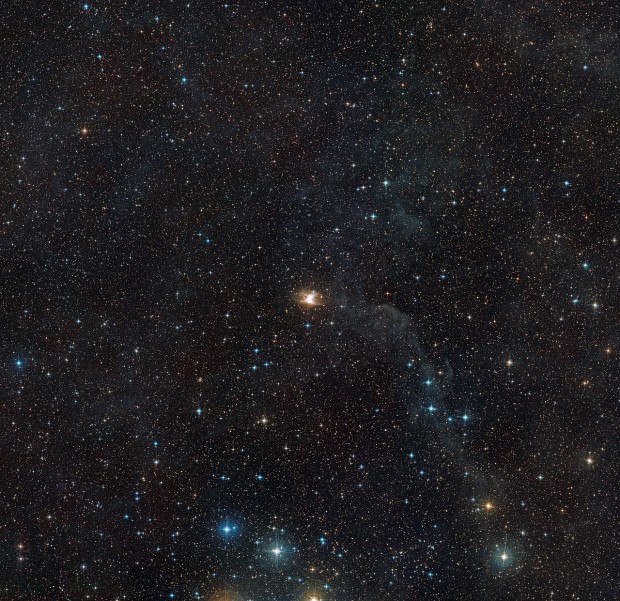 Hvzdn pole kolem mlhoviny IC 2220 Toby Jug