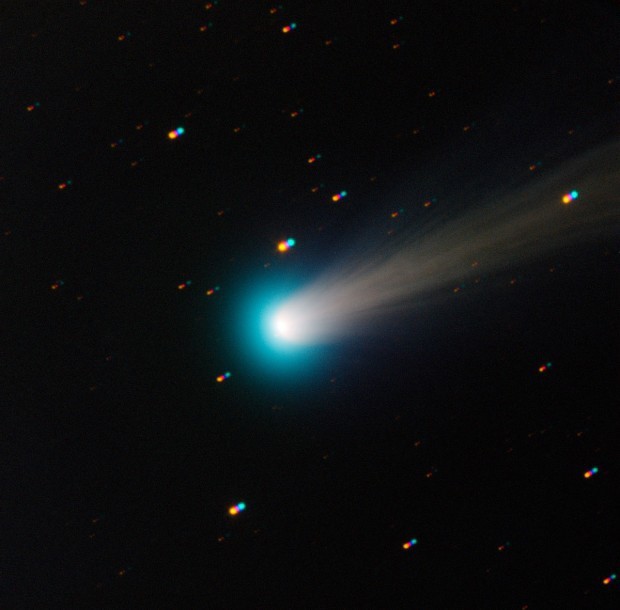 Kometa ISON z belgického národního teleskopu