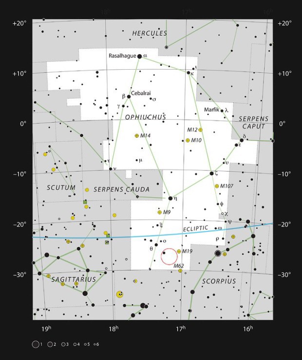 Barnard 59, temn mlhovina v souhvzd Hadonoe
