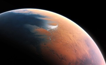 Představa Marsu v období před 4 miliardami let