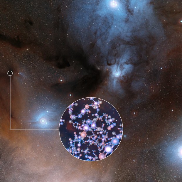 ALMA detekovala methylisokyanát v okolí mladé hvězdy podobné Slunci