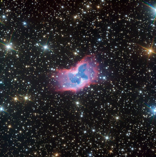 Planetární mlhovina NGC 2899 na snímku z dalekohledu VLT