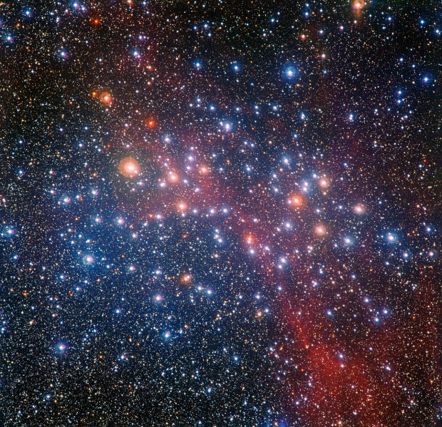 Pestrobarevn hvzdokupa NGC 3532