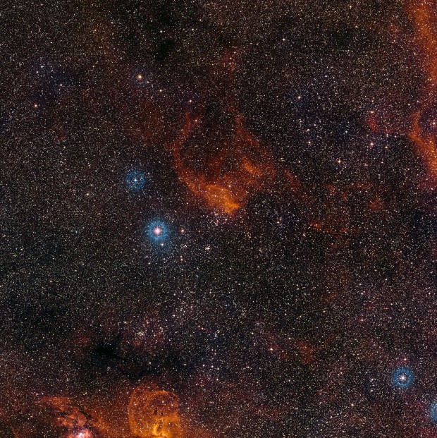 Hvzdn pole kolem hvzdokupy NGC 3572