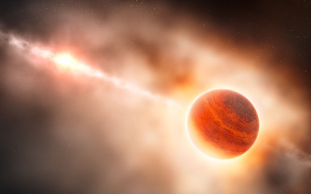 Exoplaneta u hvězdy HD100546