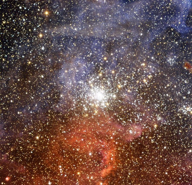 Otevřená hvězdokupa ve Velkém Magellanovu mračnu