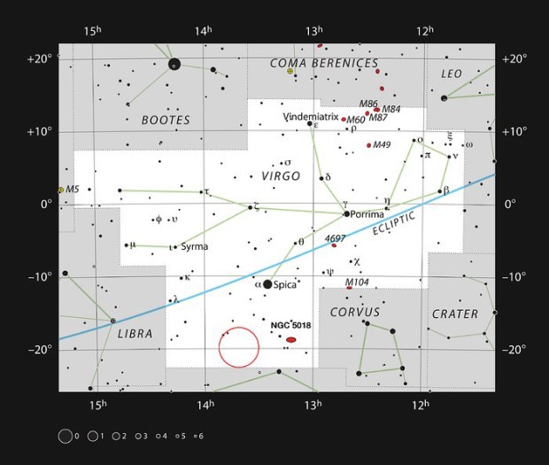 Planetrn mlhovina ESO 577-24 v souhvzd Panny