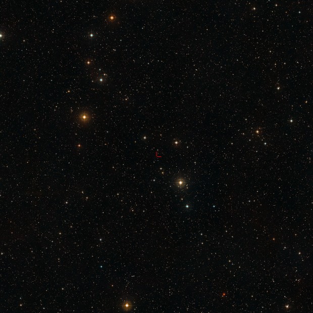 Hvzdn obloha kolem kvasaru QSO J2246-6015