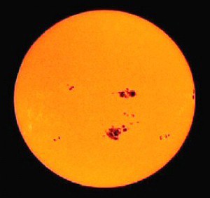 Sluneční skvrny jsou indikátorem sluneční aktivity