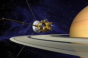 Sonda Hughens v předstvách malíře NASA