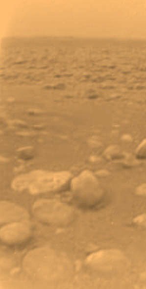 Povrch měsíce Titan