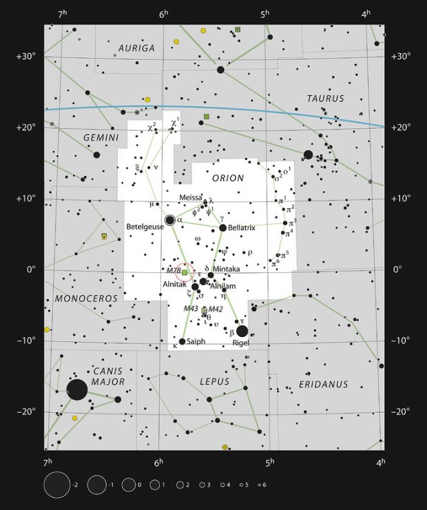 M 78: reflexn mlhovina v Orionu