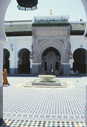 Pohled do jedné z mešit, Fez