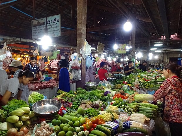 Tržnice v Siem Reapu