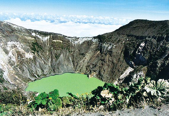 Zatopený kráter vulkánu