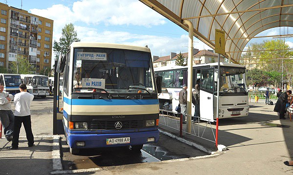 Autobusové nádraží v Užgorodě