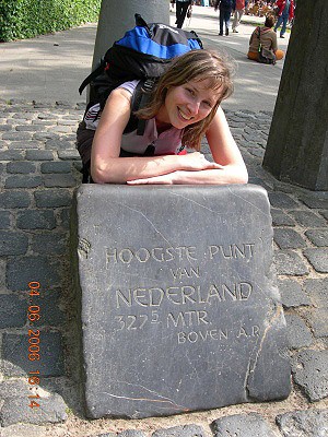 Autorka na nejvym vrcholu Holandska
