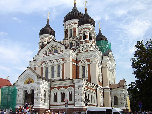 Tallinn, pravoslavn chrm Alexandra Nvskho