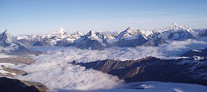 Panorama Walliských Alp