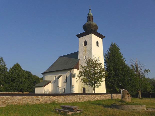 Kostol Jána Krstiteľa - geografický stred Európy