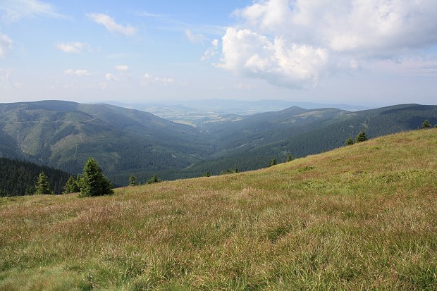 Pohled do údolí Moravy