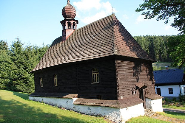 Dřevěná kaple v Klepáčově