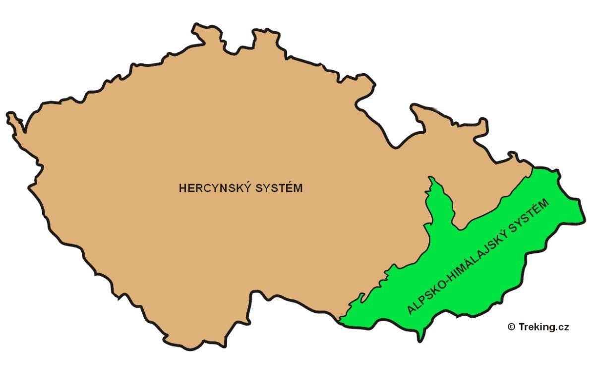 Mapa systémů ČR