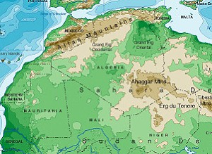 Maroko, mapa