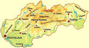 Slovensko, hledej podle pohoří