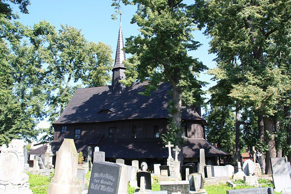 Dřevěný kostel v Broumově